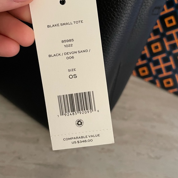 New , tory burch black small tote bag - Picture 13 of 13
